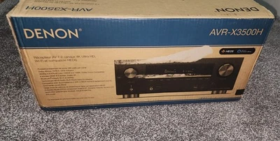 Denon AVR-X3500H 7.2 AV Receiver AMP 4K Atmos USB DTSX BT Heos Dolb Vision WiFi - Image 1 of 4