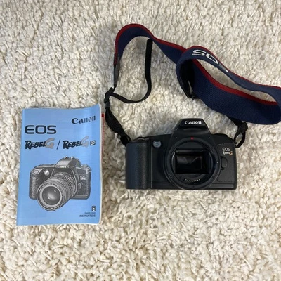 Пленочная камера CANON EOS Rebel G / 500N 35 мм SLR только корпус новые аккумуляторы ЧИТАЙТЕ - Изображение 1 из 4