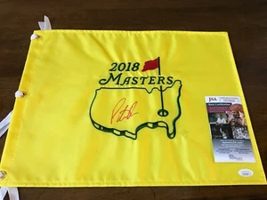 Bandera de golf Masters 2018 - Patrick Reed - autenticado JSA - campeón - PGA - automático - Imagen 1 de 2