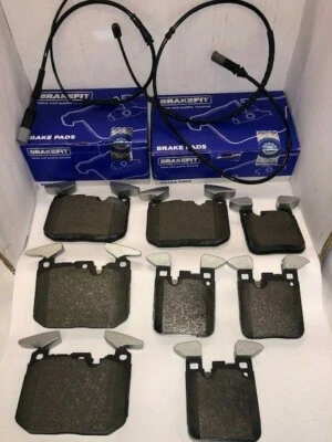 Pastilhas de freio dianteiro e traseiro e sensor para BMW M135i M140i M235i M240i 2012-2019  - Imagem 1 de 4