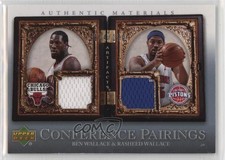2007-08 Upper Deck Artifacts Conference Pairings /150 Ben Wallace Rasheed HOF