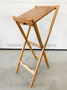 Portable Church Lectern Anologion Wooden Icon Stand 48" - Picture 1 of 11