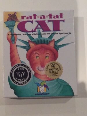 Rat-A-Tat Cat Card Game Strategy Memory Luck Best Toy Award Gamewright USA - Image 1 of 2