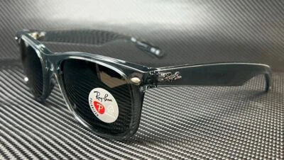 RAY BAN RB2132 64503R Wayfarer Transparent Grey Polarized 58 mm Sunglasses - Image 1 of 4