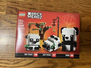 NUEVO LEGO BRICKHEADZ Pandas Año Nuevo Chino - 3 Pandas Súper Lindos 40466 - Imagen 1 de 3