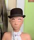 6-5/8 BROWN DERBY Tress &Co Made In England Soft Crown Riding Hat Sidesaddle