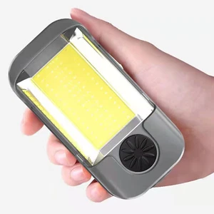 Wiederaufladbar Magnetisch AKKU Arbeitsleuchte Taschenlampe Mit Karabiner Clip - Bild 1 von 11