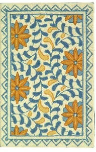 Safavieh Chelsea IVORY / BLUE 2'-6" X 4' Area Rug - HK150A-24 - Picture 1 of 2