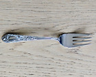 Kirk Stieff S. Kirk & Son Rose Sterling Silver Salad Fork 6 3/8" No Mono