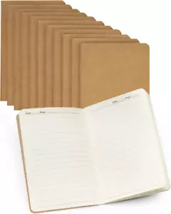 Small Unlined Pocket Notebooks 12 Pack Mini Notepads Journal Blank Sketch Memo P - Picture 1 of 7