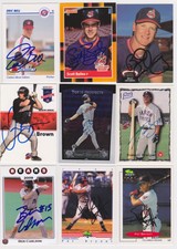Cleveland Indians Signed auto cards PICK LIST 1.39-3.49 each autograph MLB HOF