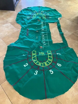 Fieltro de diseño de baccarat vintage Mirage Hotel & Casino Las Vegas Foto 1 de 4