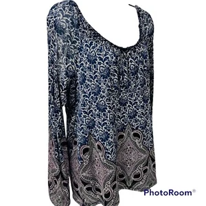 Liz Wear de Liz Claiborne Cachemira Púrpura y Azul Marino LS Forrado de Nailon - Imagen 1 de 12