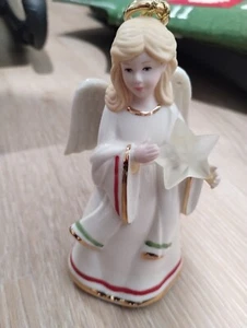 Lenox Starry Lit Angel Musical Christmas Ornament Music Plays W/O Box - Picture 1 of 4