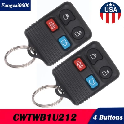 2 Replacement for 1999 - 2012 Ford Expedition / Taurus / Mustang Key Fob Remote - Image 1 of 4