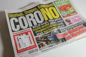 BILDzeitung 27.11.2020 November Corona Diego Maradona tot Trauer - Picture 1 of 2