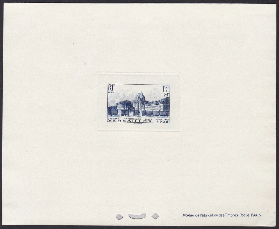 France ScB70 Palace of Versailles, Painting and Sculpture Expo. Deluxe Proof - Image 1 of 1