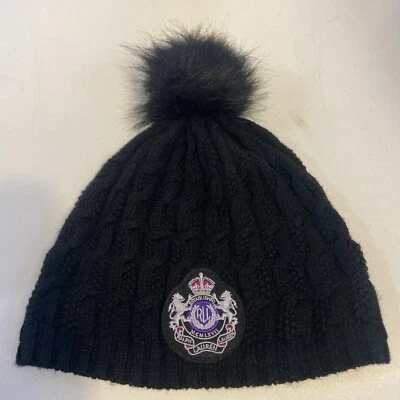 Gorro Ralph Lauren tejido puños pompón bordado escudo logotipo talla única 49 cm Foto 1 de 4