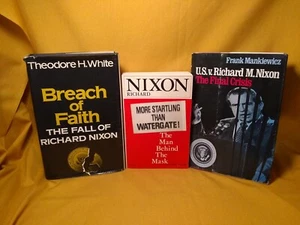 Richard M. Nixon 3 book lot Final Crisis Breach of Faith Man Behind the Mask - Picture 1 of 11