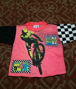 Vintage 90s Billy the Kid Ride 4 Fun T Shirt - Kids / Youth 4 - BMX Bicycles - Picture 1 of 10