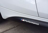 2x BMW M Performance seiten schweller aufkleber sticker logo F10 F20 F30 E70 E60