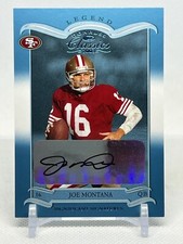 2003 Donruss Classics Platinum #130 Joe Montana HOF Signed AUTO 169/225