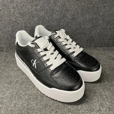 CALVIN KLEIN Alondra Platform Sneaker Women's Size 6.5 M Black - Image 1 of 4