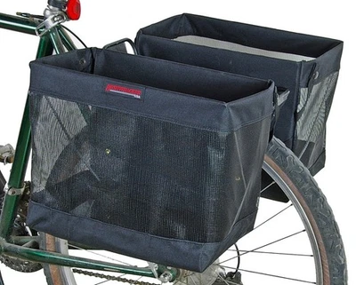 Bushwhacker Omaha Alforjas para Bicicleta Bolsas de Comestibles Portabicicletas Cesta Par Plegable Foto 1 de 4