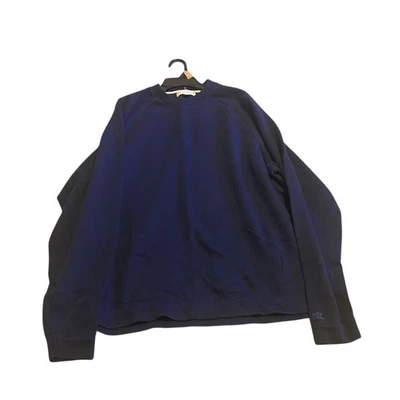 Cutter & Buck Crew Neck Pullover Sweater Solid Navy Blue Men Size L - Image 1 of 4