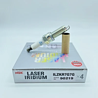 4 PIEZAS Bujía Iridio NGK ILZKR7G7G 90219 Para ALFA ROMEO GIULIA STELVIO 2.0T Foto 1 de 4