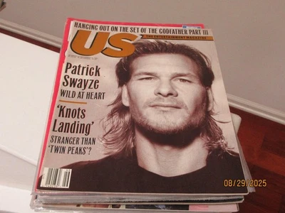 US Magazine , Nov. 12 , 1990 , Patrick Swayze , Wild At Heart - Image 1 of 2