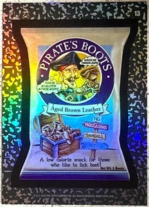 2025 WACKY PACKETS #13 BOTAS PIRATAS CUADERNO LÁMINA 1/25 - Imagen 1 de 1
