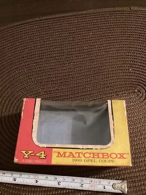 Vintage 1969 Matchbox Y-4 Models Of Yesteryear 1909 Opel Coupe England Box Only - Image 1 of 4