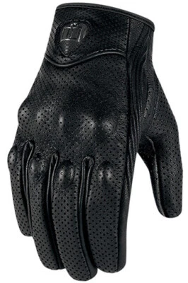 ALPINESTARS GP-PRO Men Pursuit Classic Leather Motorcycle Riding Gloves,Breathable,Black-Perforated