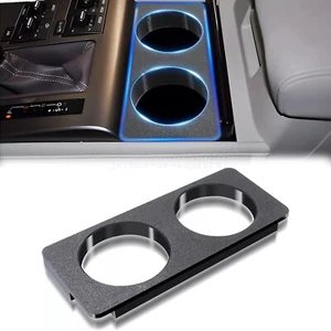 Consola central de coche negro portavasos inserto ajuste personalizado para Lexus GX460 2014-2021 - Imagen 1 de 7