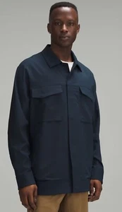 NWOT Men’s Lululemon Cargo Pocket Shirt Jacket NAVY Size XXL - Picture 1 of 5