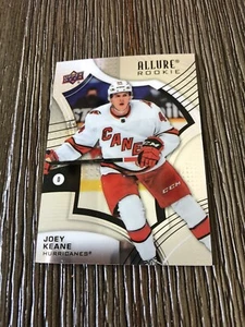 2021-22 Upper Deck Allure Rookie Joey Keane Carolina Hurricanes - Picture 1 of 2