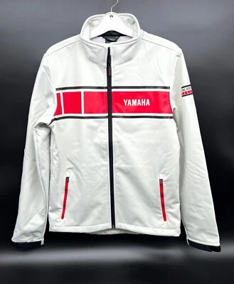 Official 2023 Yamaha Racing Heritage Club Off White Softshell Jacket - Image 1 of 3