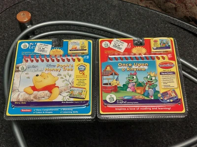 2 - My First LeapPad Pooh's Honey Tree & Once Upon A Rhyme Preschool Reading NEW - Image 1 of 2