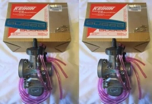 Keihin 35mm 35 mm PWK Air Striker Carburetor Carb Pair Banshee YFZ350 YFZ 350 - Picture 1 of 3