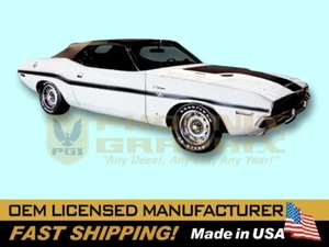 1970 Challenger R/T Decals COMPLETE Side Stripes Graphics Kit - Picture 1 of 1