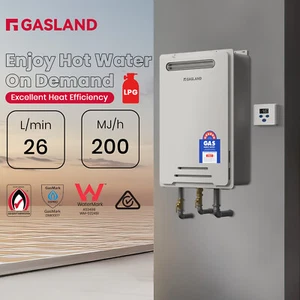 GASLAND 26L LPG Gas Water Heater IPX4 Remote Control Whole House Shower System - Picture 1 of 10