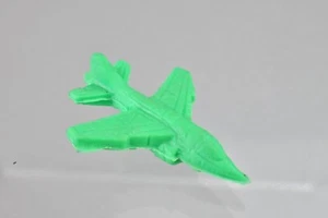 Keshi Green Jet Plane F-16 Gashapon Vintage 1" - Picture 1 of 4