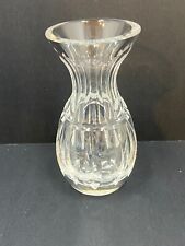 Waterford Crystal Small 4" Mini Bud Vase Signed