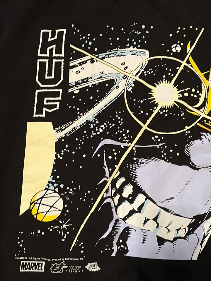 HUF Marvel Thanos Eye Crewneck Mens Size Large - Image 1 of 4