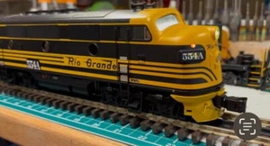 Atlas O EMD F3A Denver & Rio Grande (D&RGW) #554A UnPowered w/ TMCC Sound/Smoke. - Picture 1 of 10