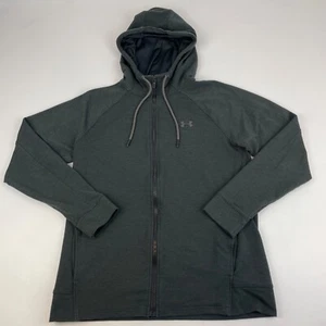 Under Armour Womens Size L Fitted Full Zip Long Sleeve Hoodie Athletic Black - Picture 1 of 5