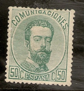 ESPAÑA EDIFIL 126* 1872 Goma Original NL157 - Imagen 1 de 1