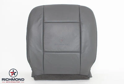 Dodge Durango SLT V8 V6 2005 2006 - Cubierta de asiento de cuero inferior del lado del conductor gris Foto 1 de 4