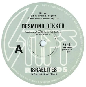 DESMOND DECKER & THE ACES - " Israelites/ Why Fight ? " 1980 Oz Stiff K7915 7" - Picture 1 of 1